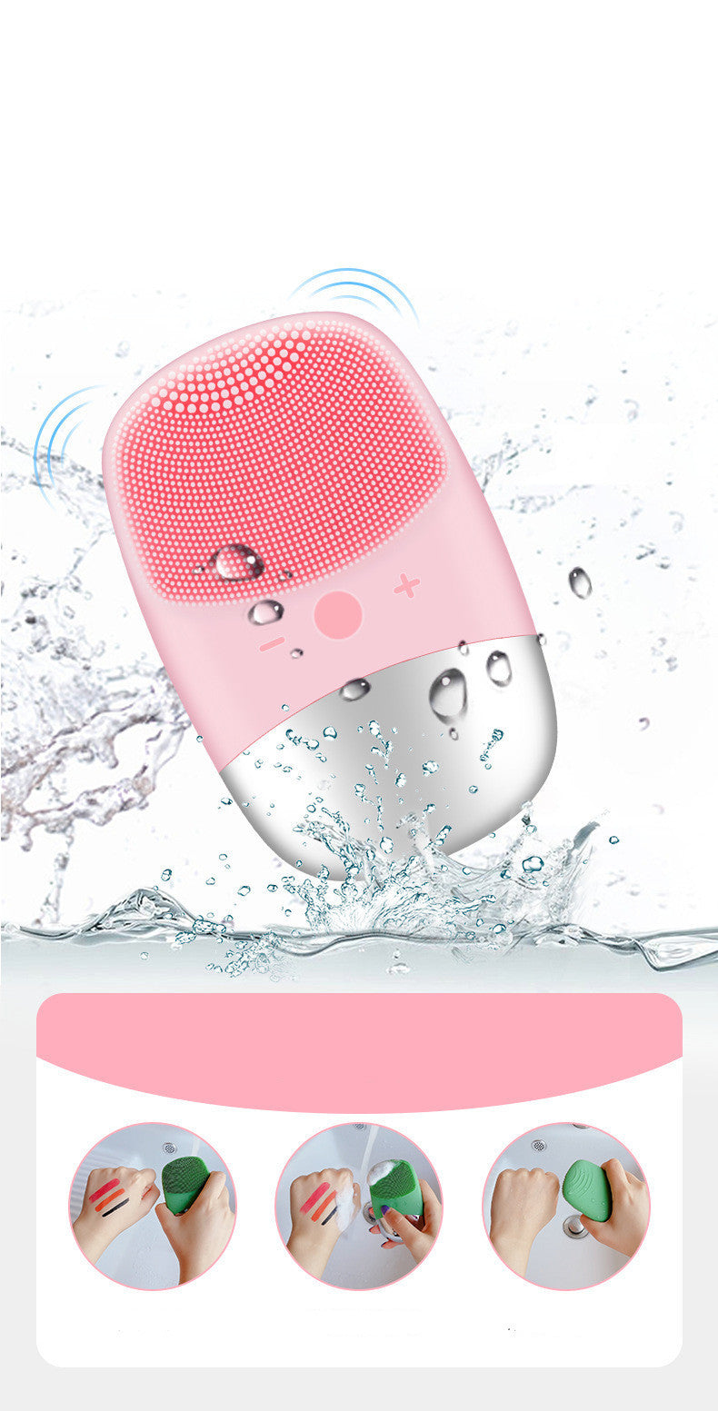 Escova Facial Sónica de Silicone – Limpeza & Massagem