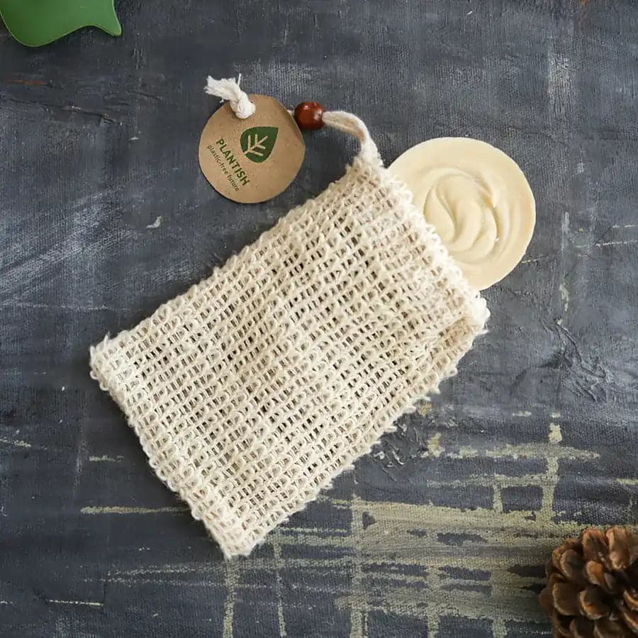 Saco de sisal para sabonete