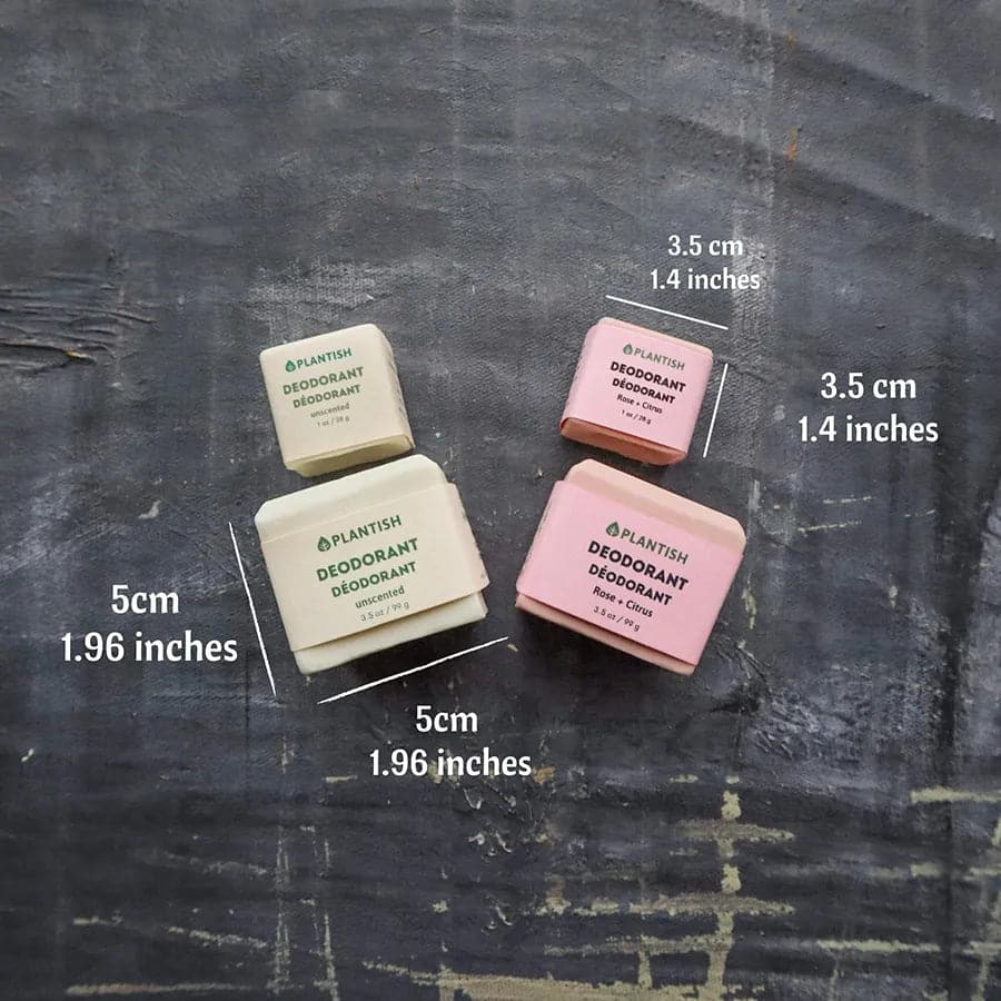 Desodorizante sólido — rosa e citrinos